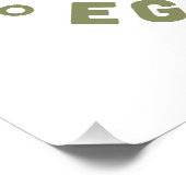 Steun uw lokale eierhandelaar grappige kippenliefh perfect poster (Hoek)