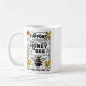 Steun uw lokale Honey Bee Earth Day Save the Be Koffiemok (Links)