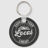 steun uw lokale librarY Sleutelhanger (Voorkant)