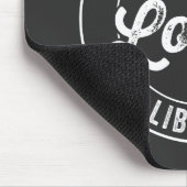 steun uw lokale librarY Square Sticker Muismat (Hoek)