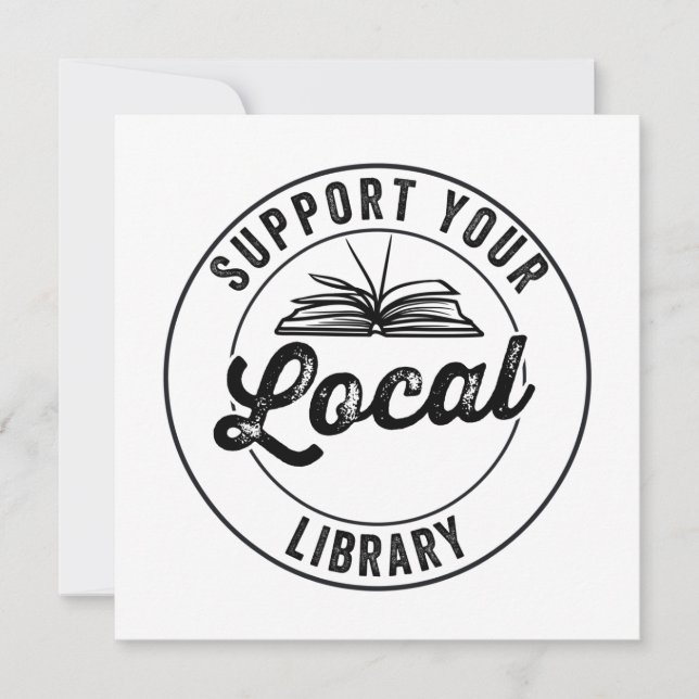 Steun Uw Lokale Magnet van de Bibliotheek (Voorkant)