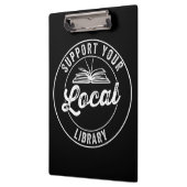 Steun Uw Lokale Magnet van de Bibliotheek Klembord (Links)