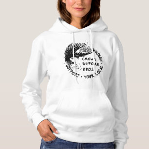 Steun uw lokale slachtkoeien vóór Bros Raven Hoodie