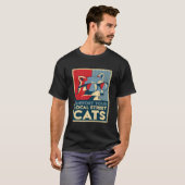 Steun uw lokale Street Cats cadeau voor wasbeer Lo T-shirt (Voorkant volledig)
