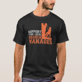 Steun uw lokale takmanager Arborist Tree C T-shirt (Voorkant)