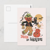 Steun uw lokale truc of traktaties briefkaart (Voorkant / Achterkant)