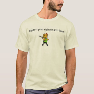 steun uw recht om beren te bewapenen t-shirt