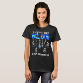 Steun van de show voor Autisme Bewustmaking met de T-shirt (Voorkant volledig)
