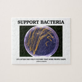 Steun voor bacteriën vaak slechts cultuur Sommige Legpuzzel