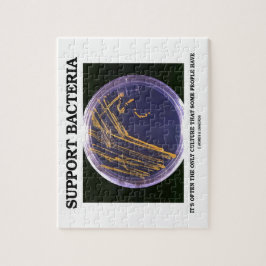 Steun voor bacteriën vaak slechts cultuur Sommige  Legpuzzel