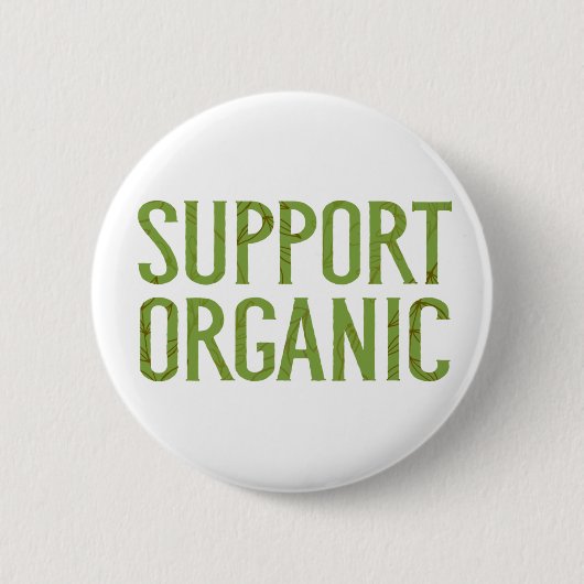 Steun voor biologische ronde button 5,7 cm (Voorkant)