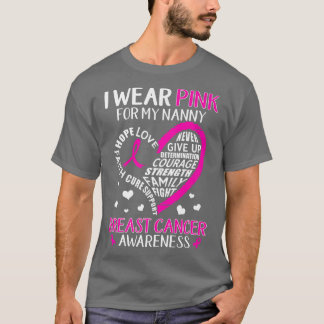 Steun voor borstkanker die ik roze voor mijn kinde t-shirt