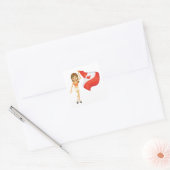 Steun voor Canada Square Sticker (Envelop)