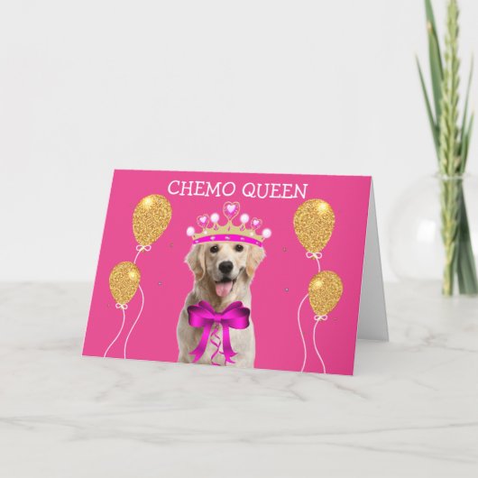 Steun voor Chemo Queen Kaart (Voorkant)