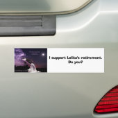 Steun voor de Bumpersticker van de pensionering va (Op auto)