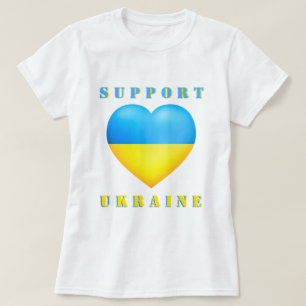 Steun voor de Oekraïense T-Shirt-vlag van Oekraï T-shirt