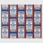  steun voor de stemrechten van vrouwen cadeaupapier (Vlak)