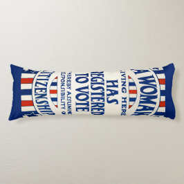  steun voor de stemrechten van vrouwen lichaamskussen