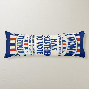  steun voor de stemrechten van vrouwen lichaamskussen