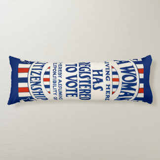  steun voor de stemrechten van vrouwen lichaamskussen