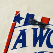 steun voor de stemrechten van vrouwen strandlaken (In situ)