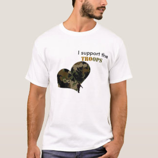 steun voor de troepen t-shirt
