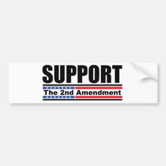 Steun voor de tweede amendement-Bumpersticker Bumpersticker