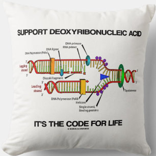 Steun voor deoxyribonucleïnezuur Het is het leven  Kussen