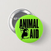 steun voor dieren ronde button 5,7 cm (Voorkant /achterkant)