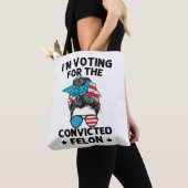 steun voor Donald Trump, 2024 VS Presidential Tote Bag (Dichtbij)