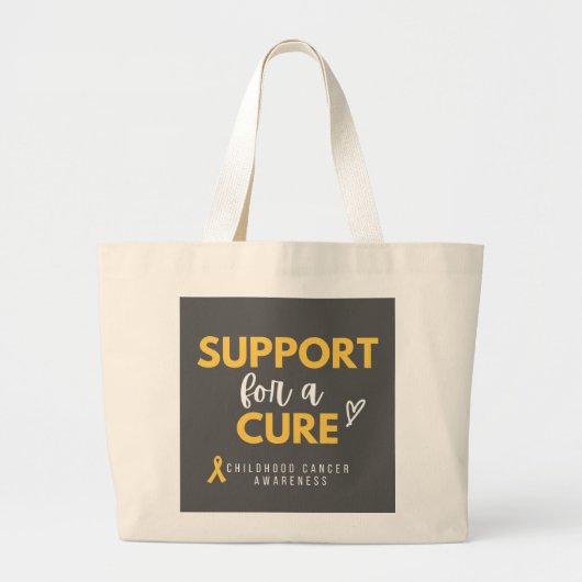 steun voor een genezende Canvas tas van kinderkank (Voorkant)
