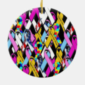 Steun voor een Oorzaak Keramisch Ornament (Achterkant)