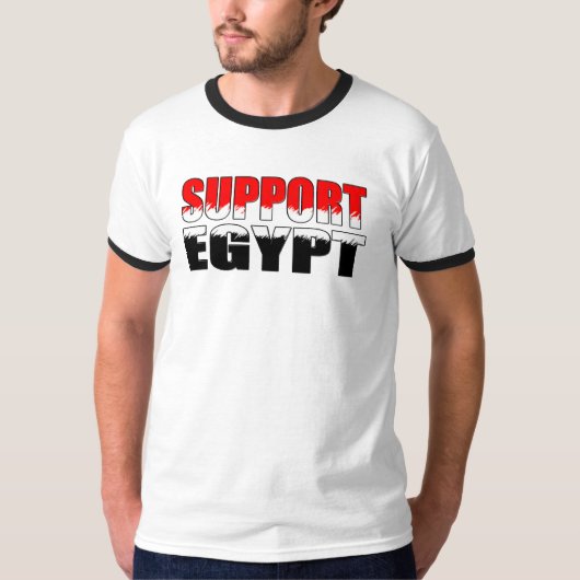 Steun voor Egypte T-shirt (Voorkant)