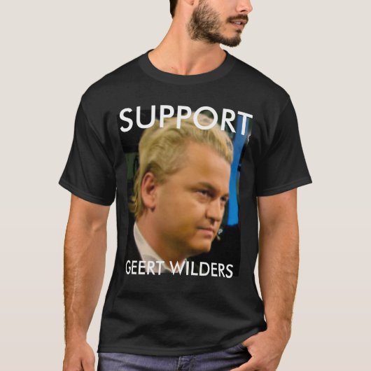 STEUN VOOR GEERT WILDERS T-SHIRT (Voorkant)