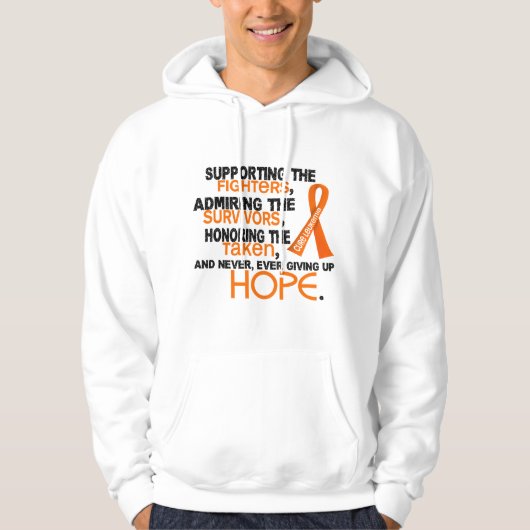 Steun voor het ademen van de eer 3.2 leukemie hoodie (Voorkant)