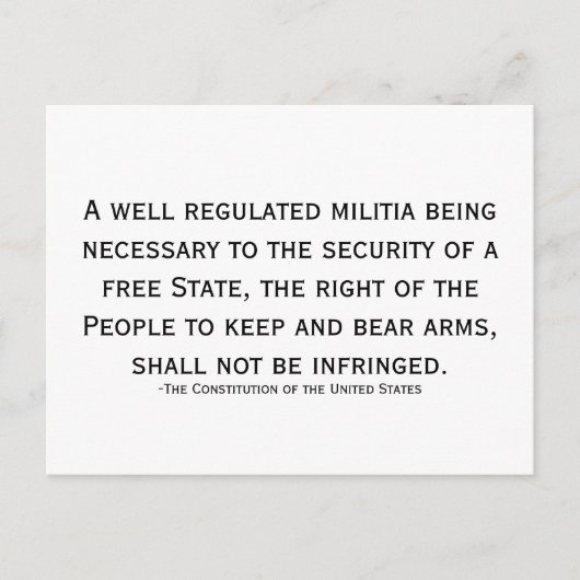 Steun voor het behoud van de vrijheid! briefkaart (Voorkant)