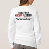 Steun voor het Shirt voor de Grondwet (Achterkant)