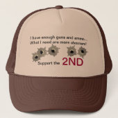 Steun voor het tweede amendement van het pet (Voorkant)