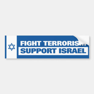 Steun voor Israël Bumpersticker