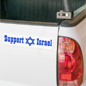 Steun voor Israël Bumpersticker (Op Truck)