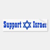 Steun voor Israël Bumpersticker (Voorkant)
