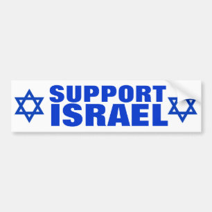 Steun voor Israël Bumpersticker