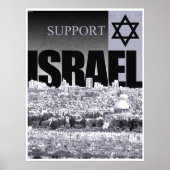 Steun voor Israël Poster (Voorkant)