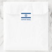 Steun voor Israël Ronde Sticker (Tas)