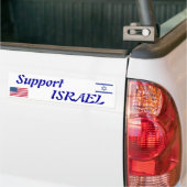 Steun voor Israëlische Bumpersticker (Op Truck)
