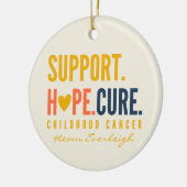 steun voor kinderkanker Custom Ornament Holiday (Links)