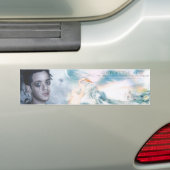 steun voor kunst bumpersticker (Op auto)