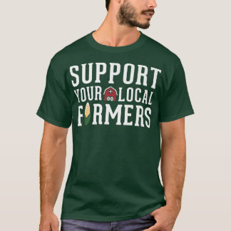 Steun voor landbouwers die Boerderijen telen T-shirt