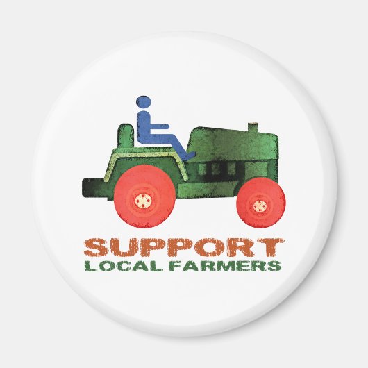 Steun voor landbouwers magneet (Voorkant)