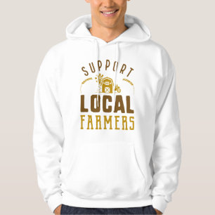 Steun voor lokale landbouwers hoodie